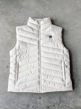 Ororo Women's Heated Lightweight Down Vest Ivory No Battery small